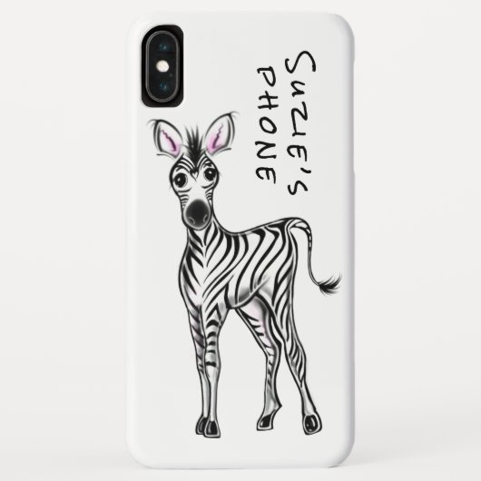 Zebra Case-Mate iPhone Hülle (Rückseite)