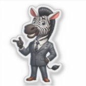 Zebra, Chef-Zebra Aufkleber (Vorderseite)