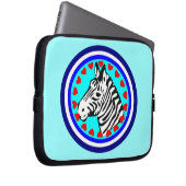 ♥ Zebra Chic & Fabulous Laptop Sleeve ☜ (Vorne Rechts)