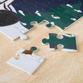Zebra Christmas Zebras Winter Animals Jigsaw Puzzl Puzzle (Seite)