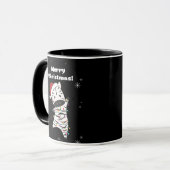 Zebra Christmas Zebras Winter Animals Tasse (Vorderseite Links)