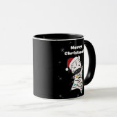 Zebra Christmas Zebras Winter Animals Tasse (VorderseiteRechts)