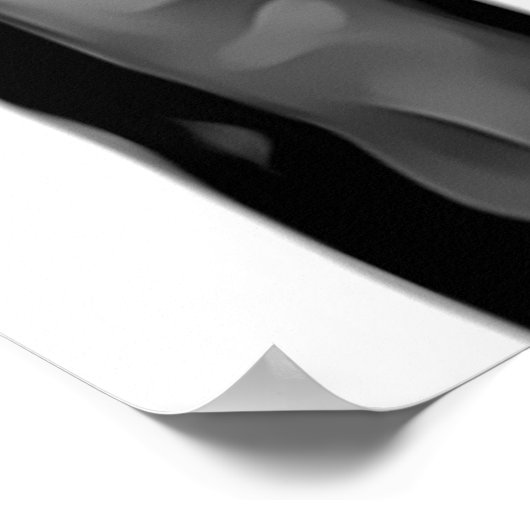 Zebra close up    poster (Ecke)