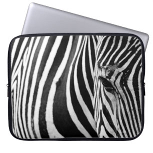 ZEBRA CLOSE-UP VIEW LAPTOPSCHUTZHÜLLE