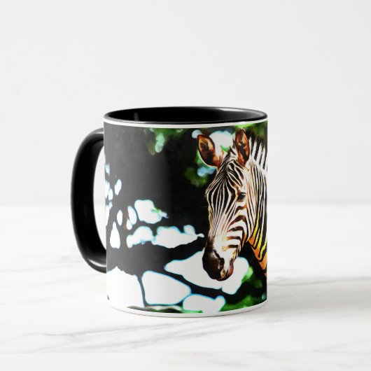 Zebra Coffee Tasse (Vorderseite Links)