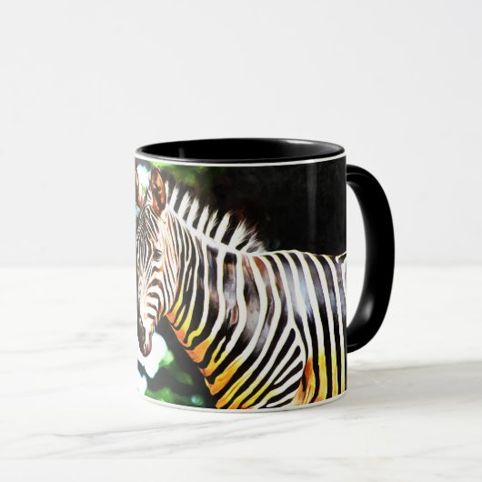 Zebra Coffee Tasse (VorderseiteRechts)