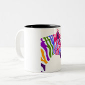 Zebra Coffee Tasse (Vorderseite Links)