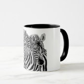 Zebra Coffee Tasse (VorderseiteRechts)