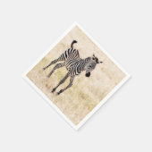 Zebra Colt Serviette (Ecke)