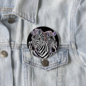 Zebra Couple Family Button (Beispiel)