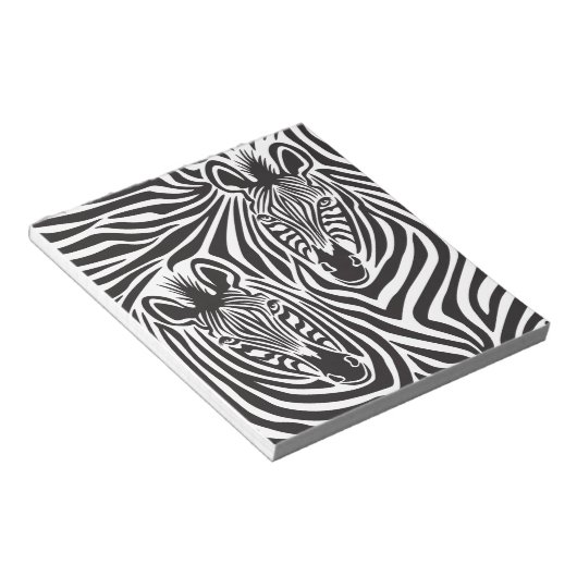 Zebra Couple Notizblock (angewinkelt)