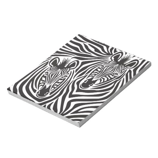 Zebra Couple Notizblock (Rotiert)