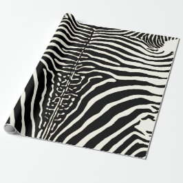 Zebra Cowhide Drucken Sie schwarz-weiß Umhüllungsp Geschenkpapier