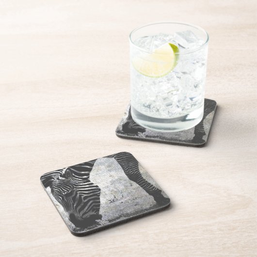 Zebra Crackle Untersetzer (Rechte Seite)
