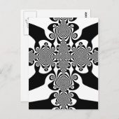 ZEBRA CROSS POSTKARTE (Vorne/Hinten)