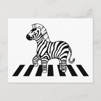 Zebra Crossing Postkarte
