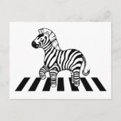 Zebra Crossing Postkarte (Vorderseite)