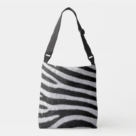 Zebra-Crossover Tragetaschen Mit Langen Trägern (Vorderseite)