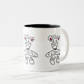 Zebra Cup Zweifarbige Tasse (VorderseiteRechts)