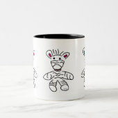 Zebra Cup Zweifarbige Tasse (Mittel)