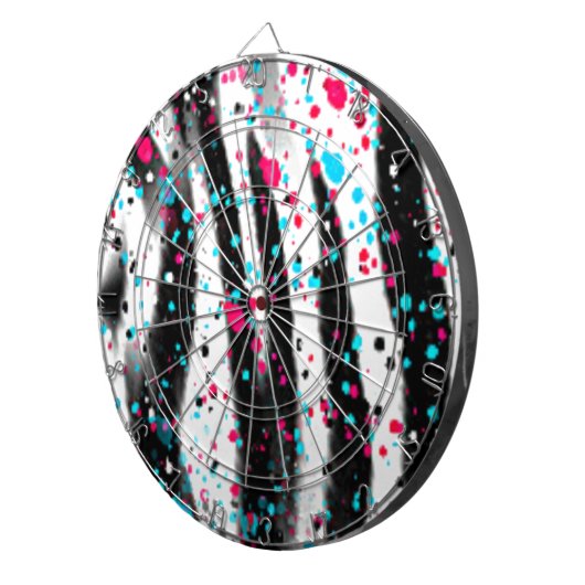 Zebra Dartscheibe (Vorderseite rechts)