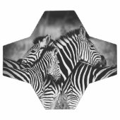 Zebra-Dazzle Fußball (Flach)