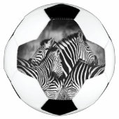 Zebra-Dazzle Fußball (Vorderseite)