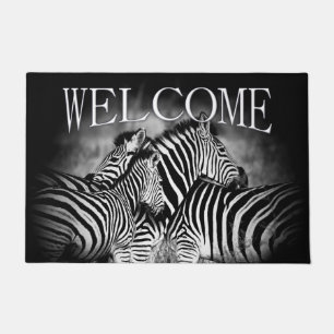 Zebra-Dazzle Fußmatte