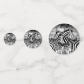 Zebra-Dazzle Konfetti (Rückseiten)