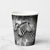 Zebra-Dazzle Pappbecher (Vorderseite)