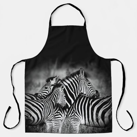 Zebra-Dazzle Schürze (Vorderseite)