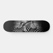 Zebra-Dazzle Skateboard (Horizontal)
