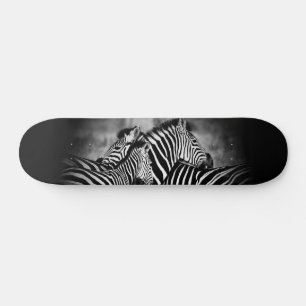 Zebra-Dazzle Skateboard