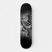 Zebra-Dazzle Skateboard (Vorne)