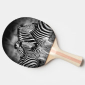 Zebra-Dazzle Tischtennis Schläger (Seitenansicht)