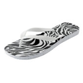 Zebra-Design Badesandalen (Schrägansicht)