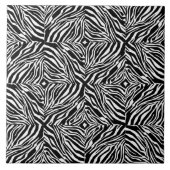 Zebra Design Keramik Tile Fliese (Vorderseite)