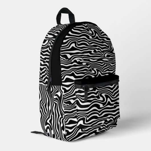 ZEBRA Design Rucksack (Rückseitige Ecke links)