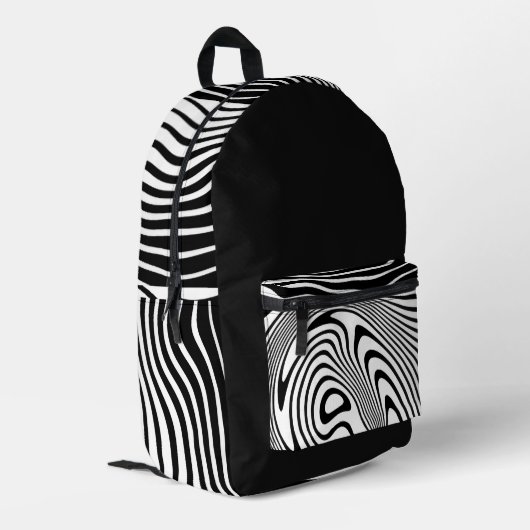 ZEBRA Design Rucksack  (Rückseitige Ecke links)