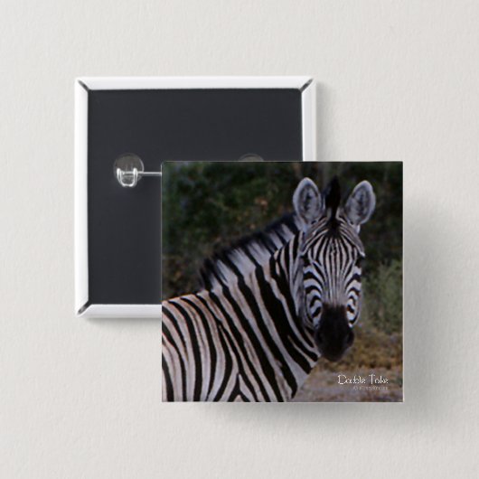 Zebra Double Take Foto Button (Vorne & Hinten)