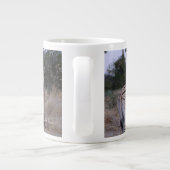 Zebra Double Take Foto Jumbo-Tasse (Rückseite)
