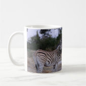 Zebra Double Take Foto Kaffeetasse (Links)