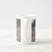 Zebra Double Take Foto Porzellantasse (Rückseite)