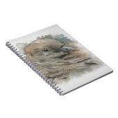 Zebra Dove Watercolor Notizblock (Rechte Seite)