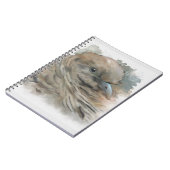 Zebra Dove Watercolor Notizblock (Linke Seite)