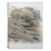 Zebra Dove Watercolor Notizblock (Vorderseite)