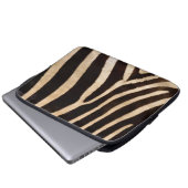 Zebra-Druck auf dem Ärmel auf dem Schoß Laptopschutzhülle (Vorne Knopf)