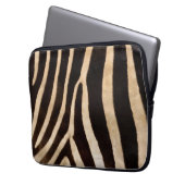 Zebra-Druck auf dem Ärmel auf dem Schoß Laptopschutzhülle (Vorderseite Links)