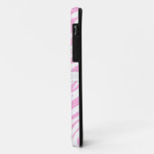 Zebra-Druck-(erblassen Sie - Rosa), Case-Mate iPhone Hülle (Hinten/Links)