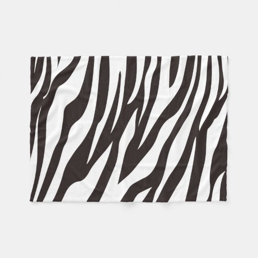 Zebra-Druck-Fleece-Decke Fleecedecke (Vorderseite (Horizontal))